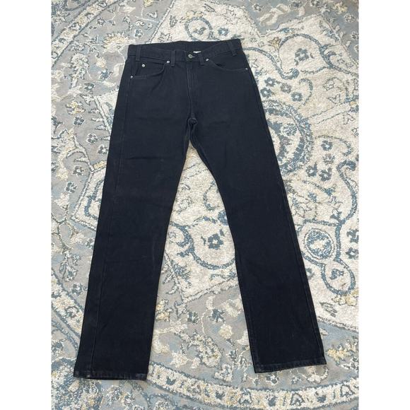 Levis 505 Orange Tab Black Jeans Sz 32x32 Made in USA 90’s Vintage VTG
